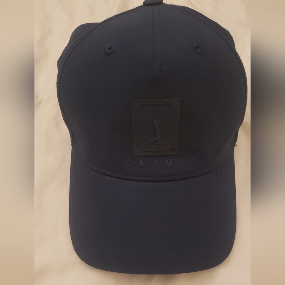 PGA Tour Charcoal Cap with Embossed Logo